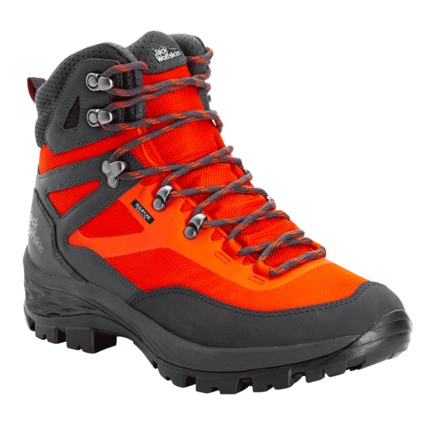 Heren Rebellie Gids Texapore Mid Jack Wolfskin Oranje-fantoom Hot