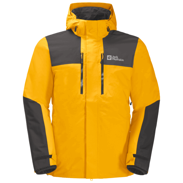 Heren Jasper 3in1 Jack Jack Wolfskin Collections Potig Geel Xt