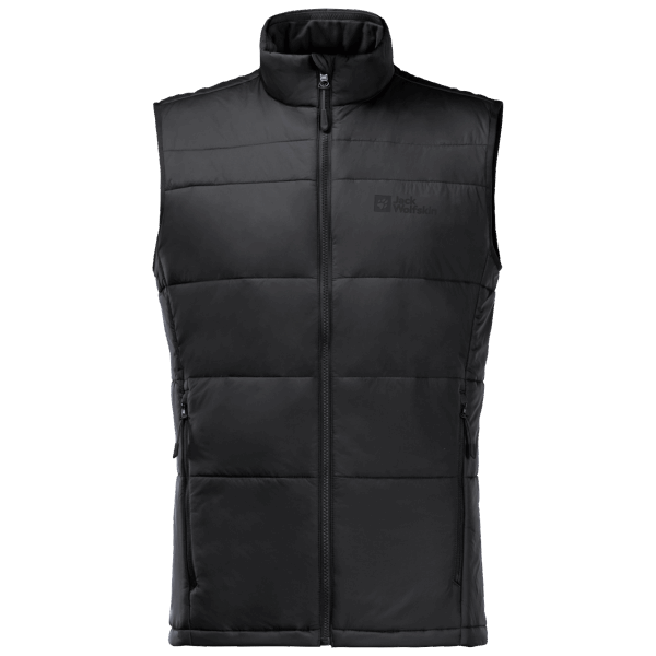 Zwart Origins Jack Wolfskin Geïsoleerd Bergland Vest Voor Heren