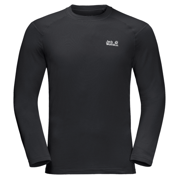 Heren Infinite L/s Hot Black Jack Wolfskin