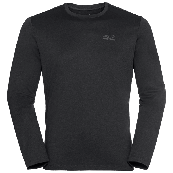 Heren Sky Thermal Ls T Jack Wolfskin Merken Zwart 6001