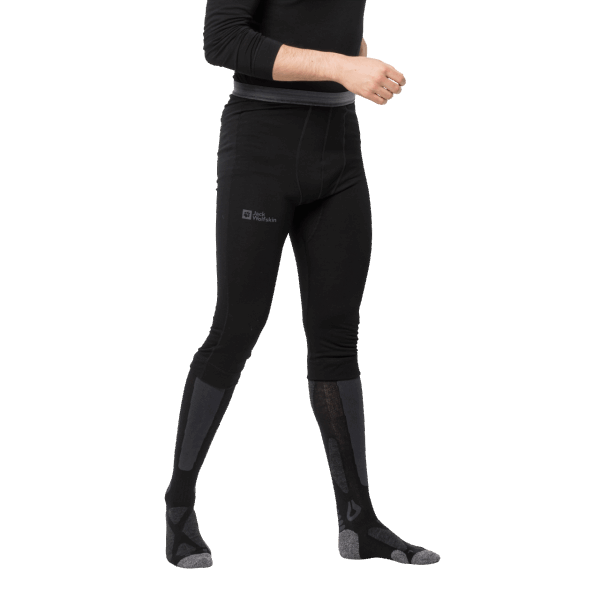 Jack Wolfskin Origin Zwarte Heren Alpspitze Wollen Broek