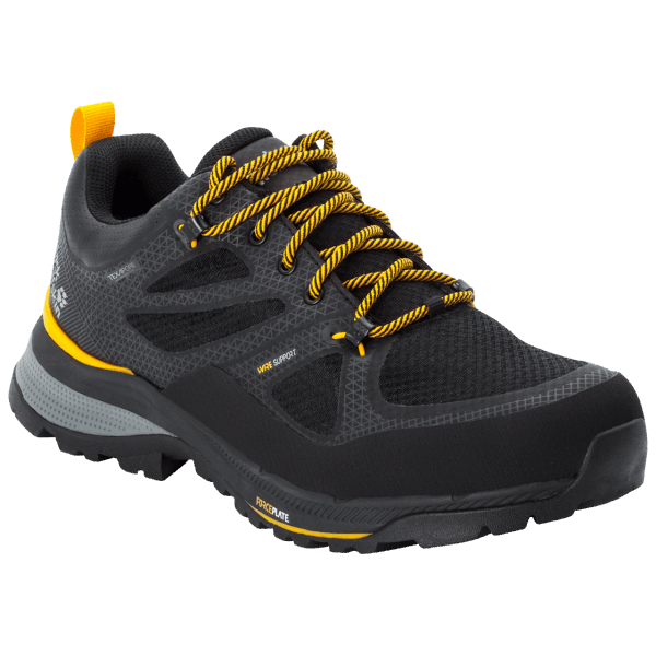 Collectie Heren Force Striker Texapore Low Jack Wolfskin Zwart