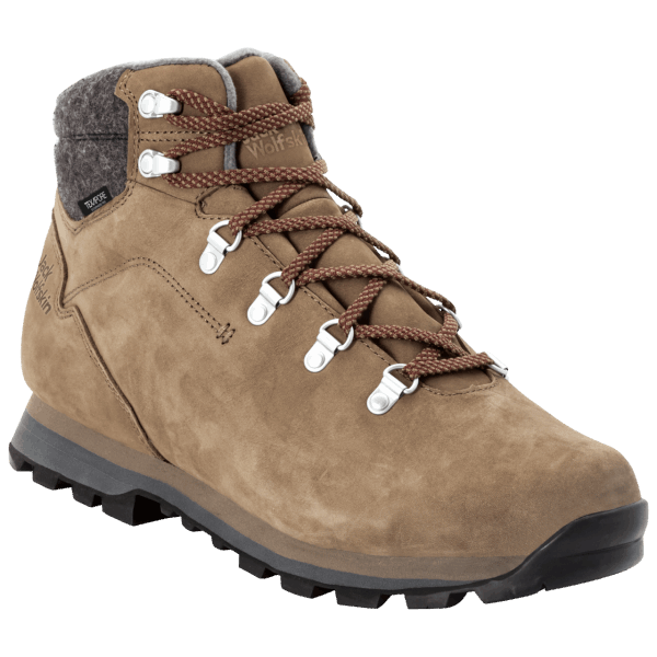 Heren Thunder Bay Texapore Mid Jack Wolfskin Lichtbruin-lichtgrijs Origineel