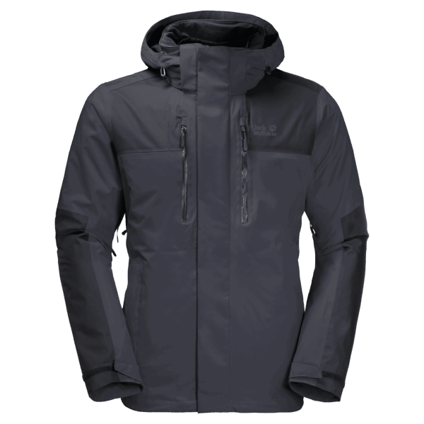 Origins Jasper 3in1 Heren Ebbenhout Jack Wolfskin