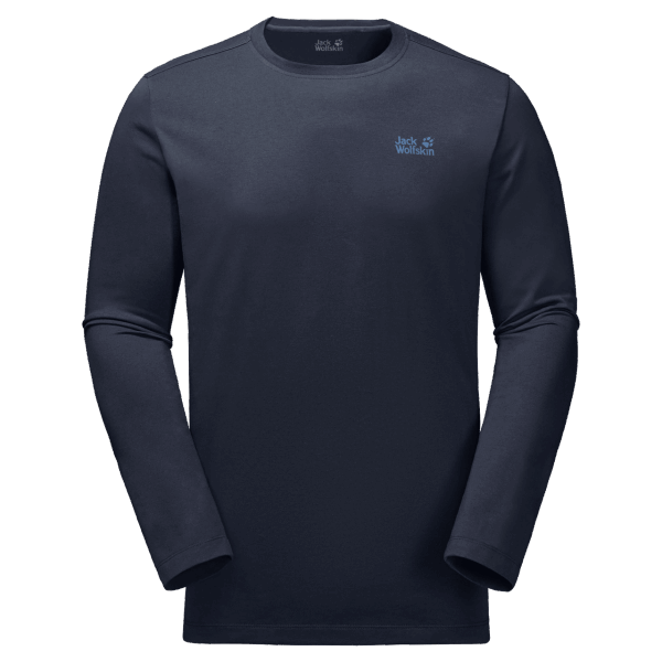 Essentiële Nachtblauwe Jack Wolfskin Met Lange Mouwen Voor Heren