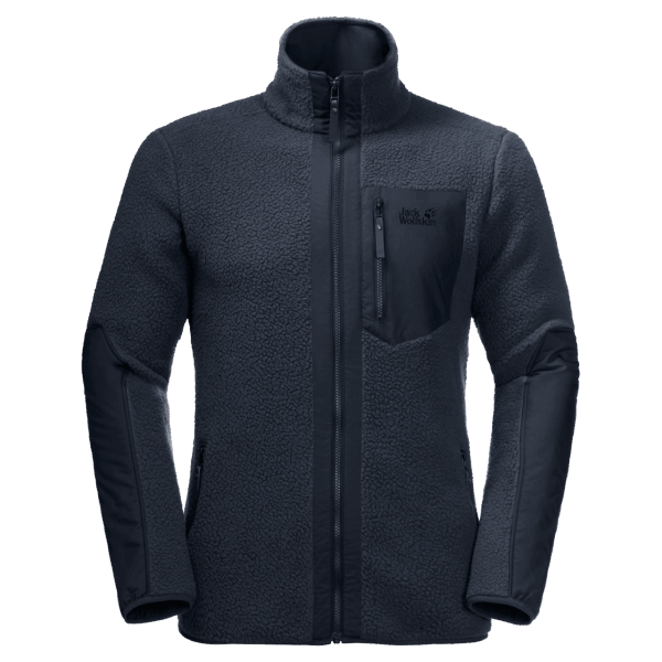 Merken Nachtblauw Jack Wolfskin Kingsway Fleecejack Voor Heren