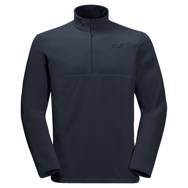 Jack Wolfskin Taunus Heren Pullover Met Kwartrits New Night Blue