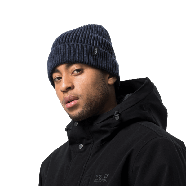 Heren Alledaagse Outdoor Pet Nachtblauw Merken Jack Wolfskin