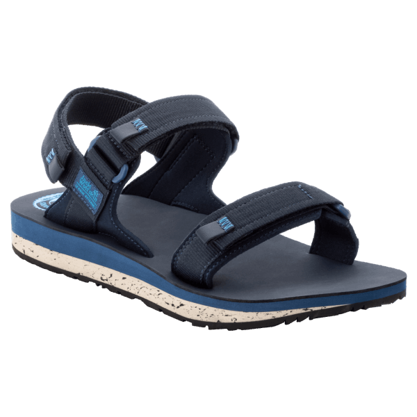 Outfresh Deluxe Herensandaal Origineel Jack Wolfskin Donkerblauw-blauw