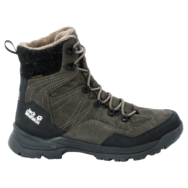 Jack Wolfskin Fashion Heren Cold Bay Texapore Hoog Donker Moszwart