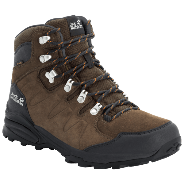 Nieuwe Heren Refugio Texapore Mid Jack Wolfskin Bruin-phantom