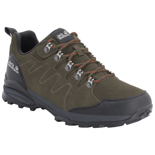 Fashion Heren Refugio Texapore Low Kaki-phantom Jack Wolfskin