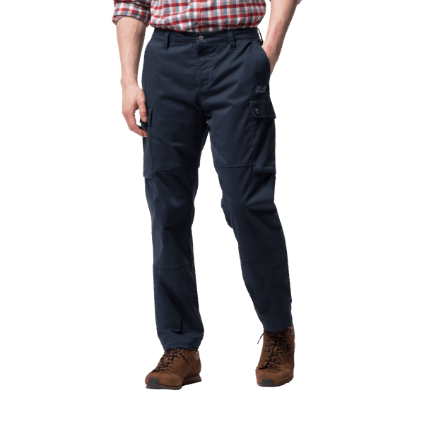 Origin Jack Wolfskin Nachtblauwe Arctic Road Gevoerde Cargobroek Voor Heren