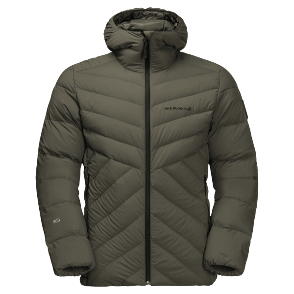 Collectie Grape Leaf Atletisch Donsjack Voor Heren Jack Wolfskin