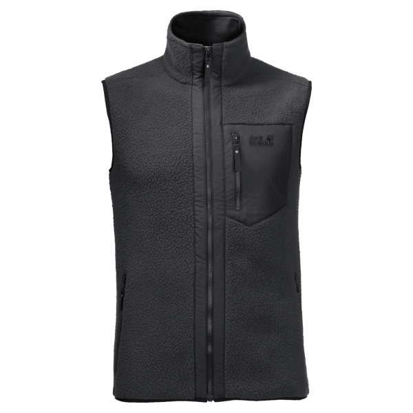 Heren Kingsway Vest Jack Wolfskin Origineel Phantom