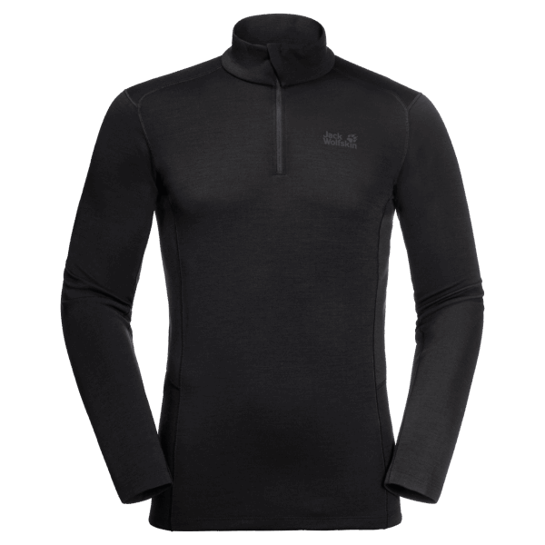 Arctic Xt Heren Jack Met Halve Rits Wolfskin Zwart
