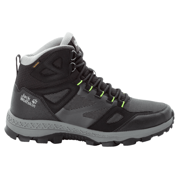 Zwart-grijze Heren Downhill Texapore Mid Jack Wolfskin Origins