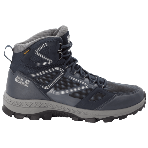 Donkerblauwgrijze Heren Downhill Texapore Mid Brand Jack Wolfskin