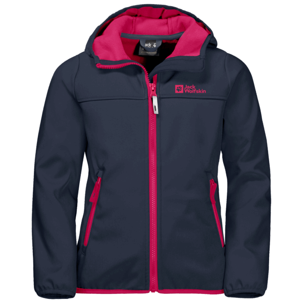 Jack Wolfskin Fourwinds Kinderjack Collectie Night Blue-pink