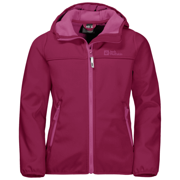 Dark Ruby ​​jack Wolfskin Fourwinds Jack Voor Kinderen Origin