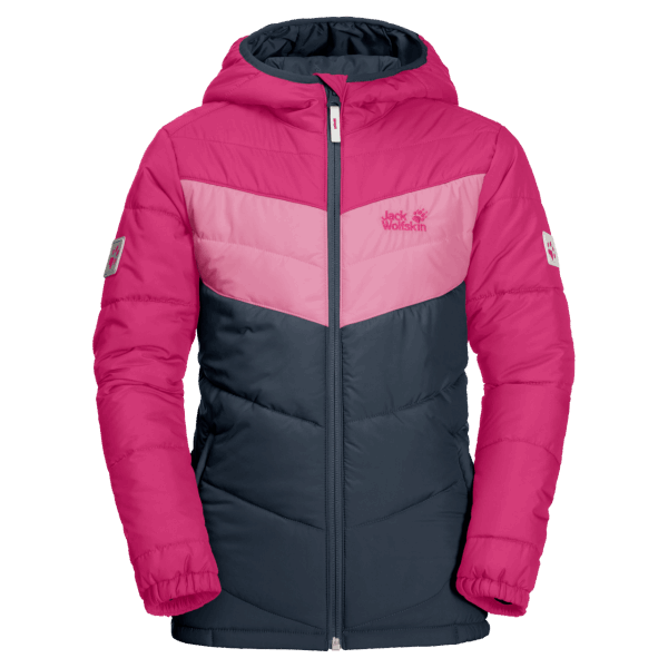 Fashion Jack Wolfskin Drie Heuvels Kinderjack Roze Pioenroos