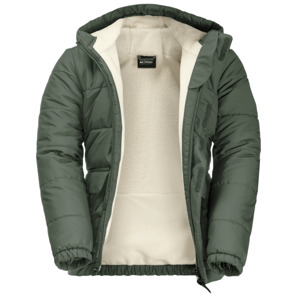 Jack Wolfskin Collection Tijmgroene Snow Fox Kinderjas
