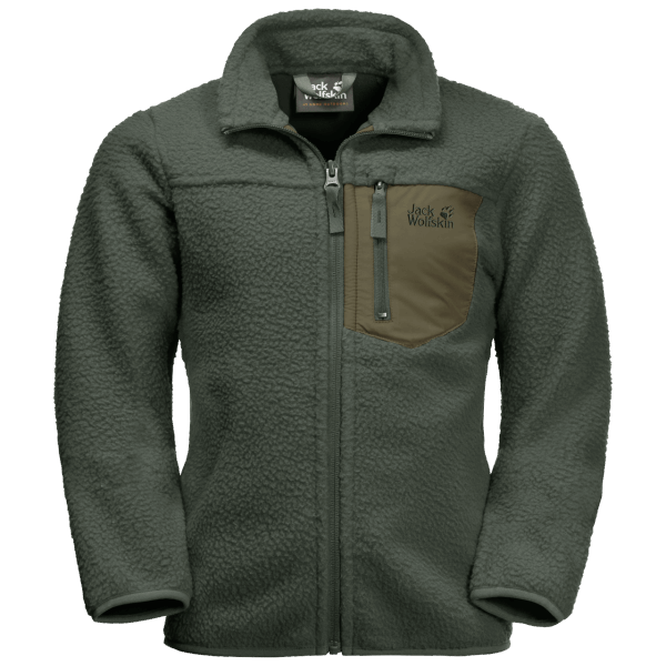 Jack Wolfskin Ice Cloud Jacket Voor Kinderen Origin Thyme Green