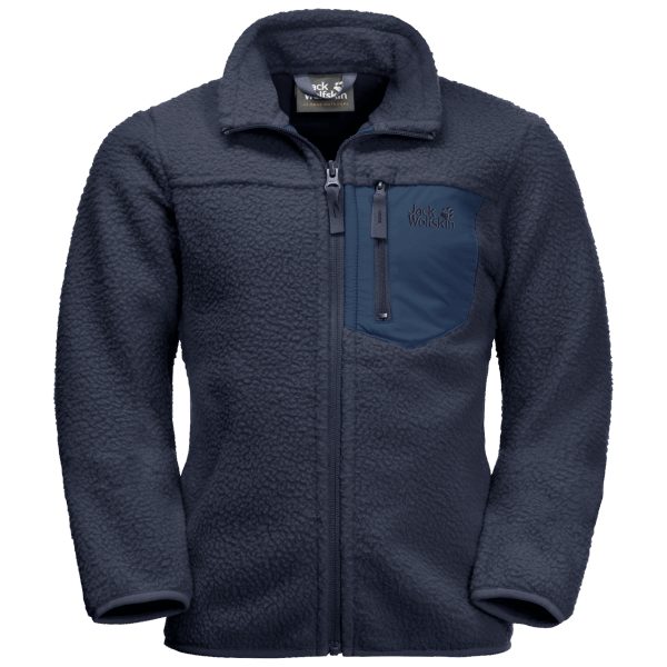Nachtblauw Jack Wolfskin Origins Ijswolkenjack Voor Kinderen
