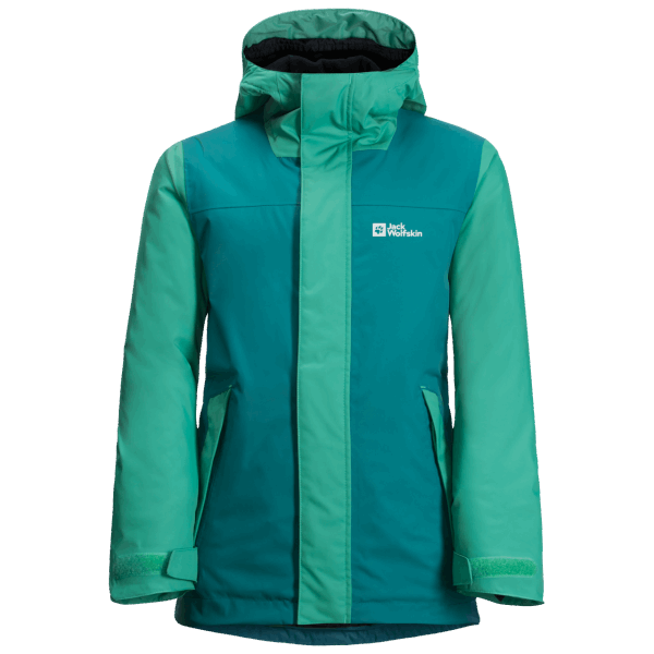 Ijzige Bergjas Voor Kinderen New Bay Blue Jack Wolfskin