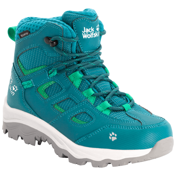 Groen-donkergroen Jack Wolfskin Hot Kid's Vojo Texapore Mid