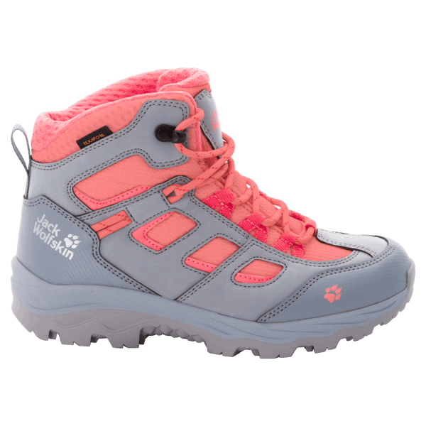 Grijs Roze Vojo Texapore Mid Jack Wolfskin-collectie Voor Kinderen