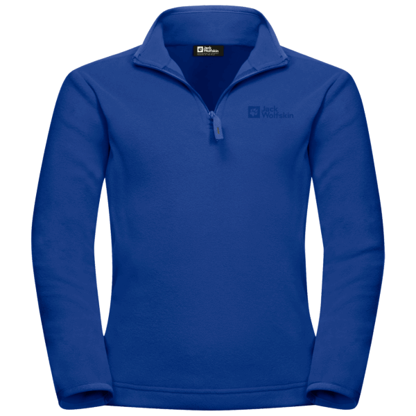 Actieve Blauwe Jack Wolfskin Taunus Halve Rits Mode Voor Kinderen