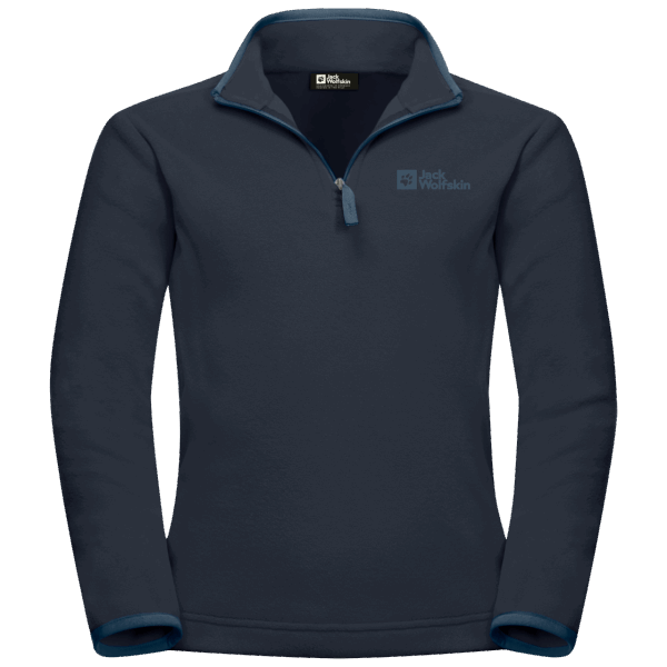 Night Blue Collectie Jack Wolfskin Kid's Taunus Halve Rits