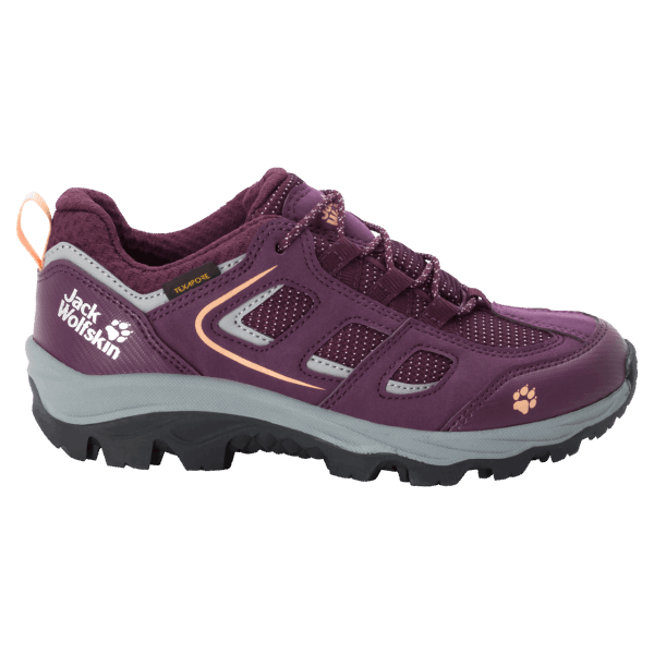Kinder Vojo Texapore Laag Paars-koraal Jack Wolfskin