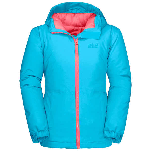Argon Stormjack Voor Kinderen Van Het Merk Jack Wolfskin Atoll Blue
