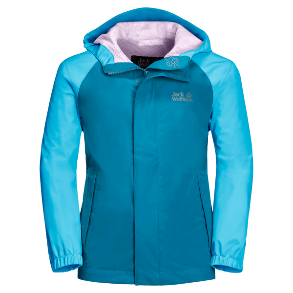 Jack Wolfskin Mode Blauwe Tucan Jas Voor Kinderen
