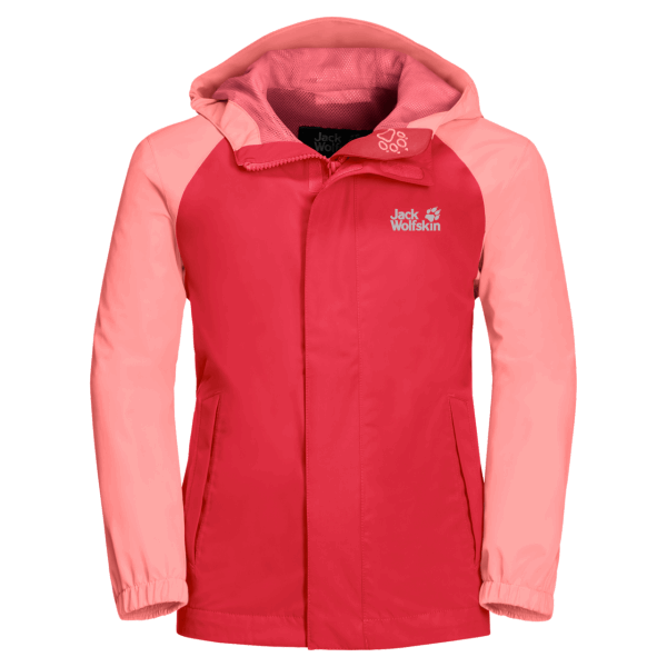 Jack Wolfskin Kinder Tucan Jacket Collections Tulp Rood