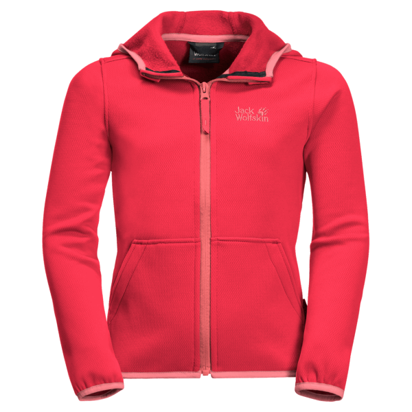 Tulp Rood Jack Wolfskin Origin Kiewa Kinderjack