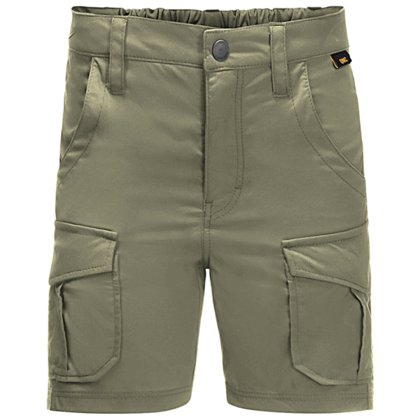 Kaki Schatzoekershort Voor Kinderen Hot Jack Wolfskin