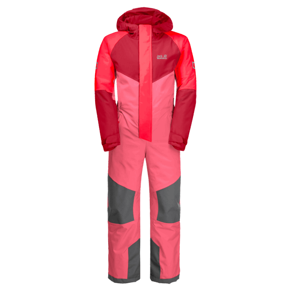 Collectie Jack Wolfskin Geweldig Sneeuwpak Voor Kinderen Koraalroze