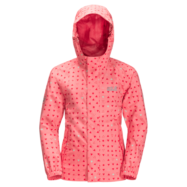 Kinder Tucan Gestippeld Jack Hot Jack Wolfskin Abrikoos Koraal Helemaal Over