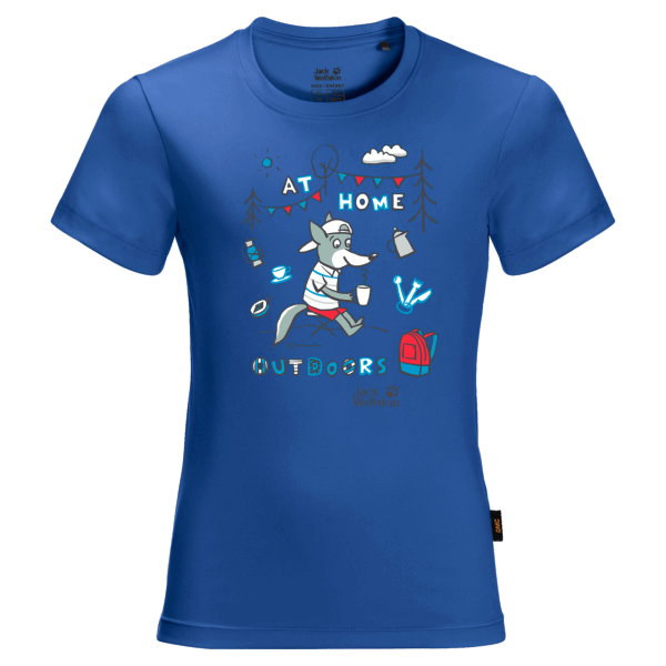 Jack Wolfskin Kustblauw Kid's Happy Camper T Fashion