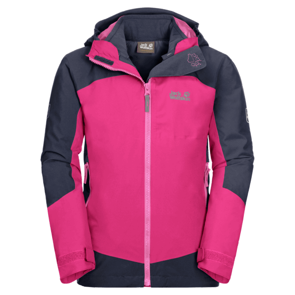 Jack Wolfskin Ropi 3in1 Kinderjack Nieuw Pink Peony