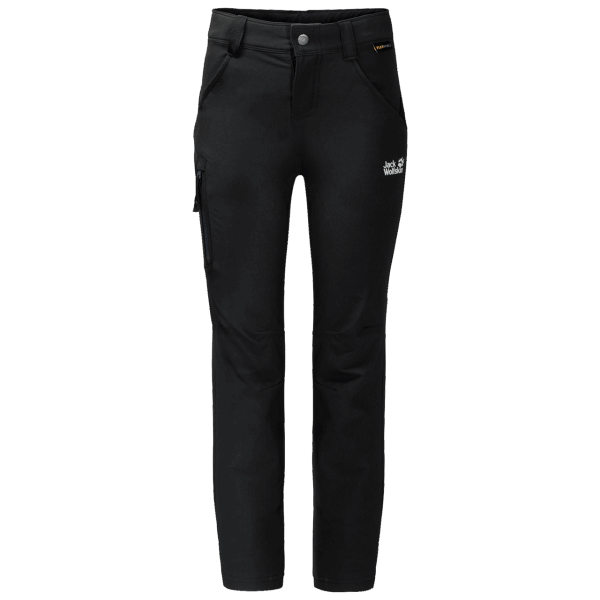 Modieuze Zwarte Kinderactiveringsbroek Jack Wolfskin