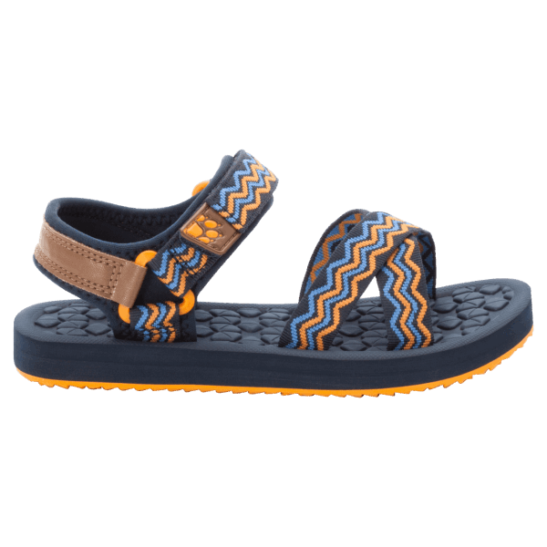 Jack Wolfskin Blauw-oranje Beste Kinder Zulu